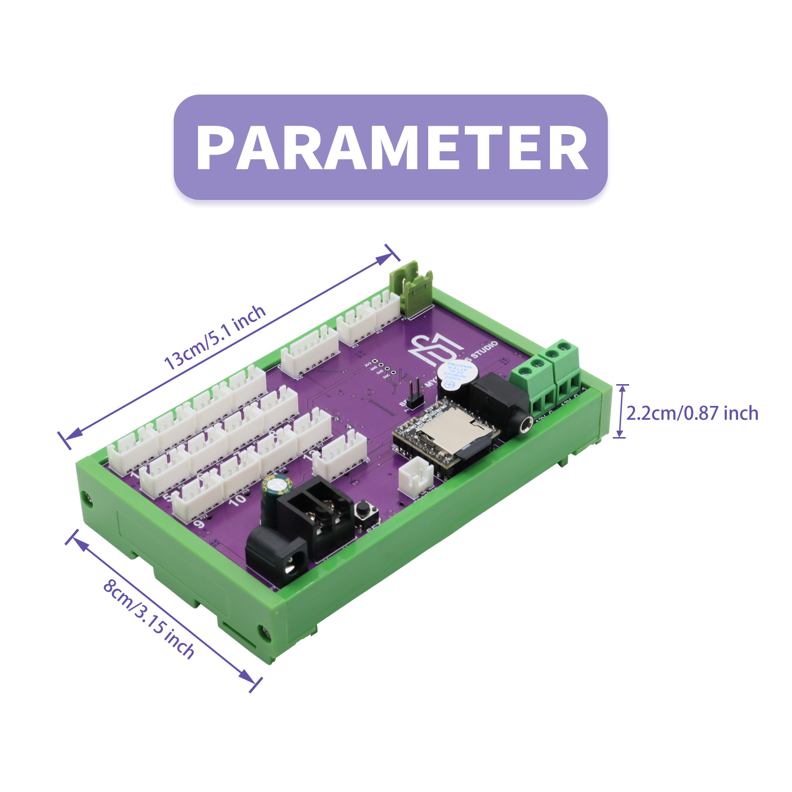 Escape Room Props Programmable Controller Single Circuit Board,12 Ports with Protective Casing for Real-life Escape Games