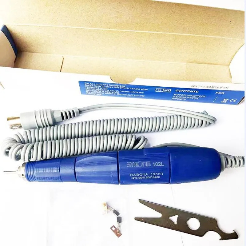 Nail Art Equipment Nail Drill Pen 35K 45K 55K SDE H37L1 H35SPN 105L Handpiece For STRONG 210 90 204 207B Electric Manicure machine Handle 231207