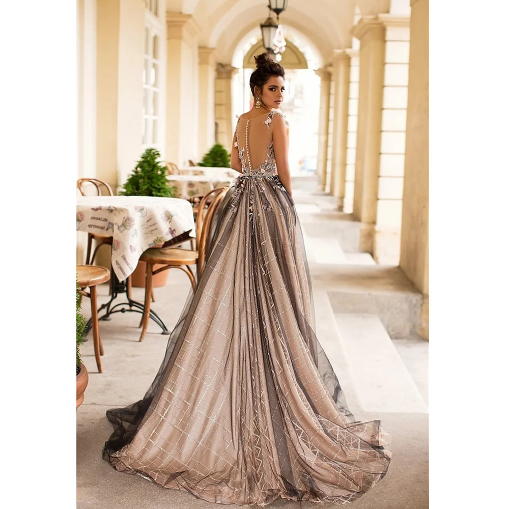 Prom Satin A E Sexy High Slpt Sweetheart Formal Women Evening Gowns Sleeves Vestidos De Novia Pary Dress Vening