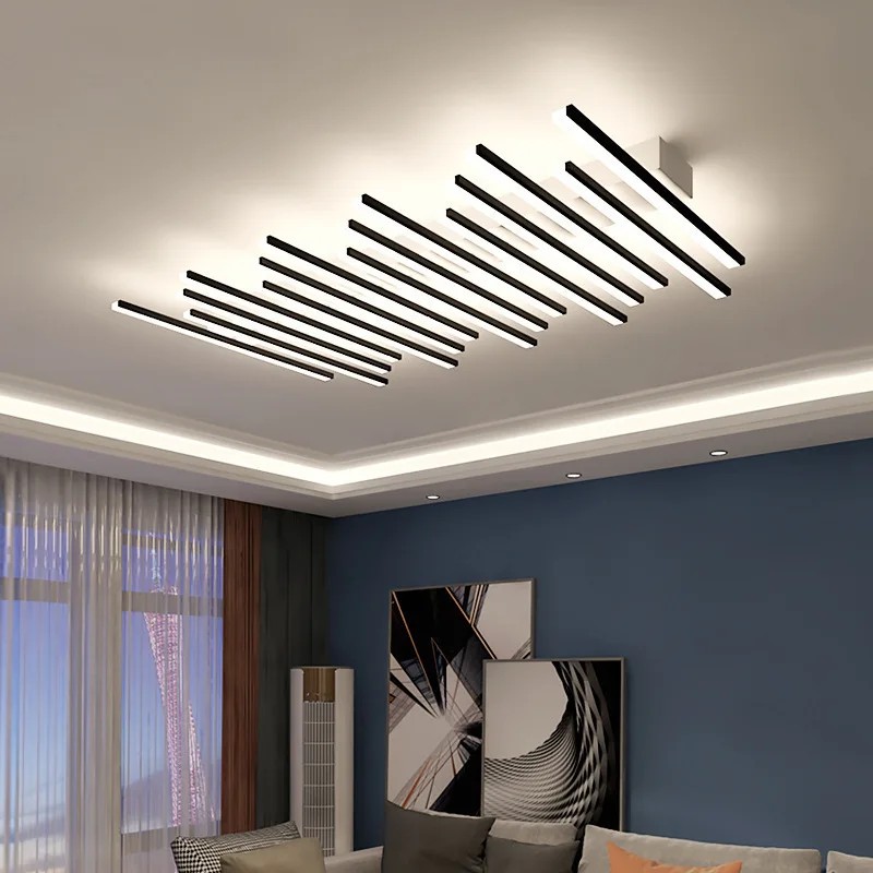 Modern LED Ceiling Chandeliers for Dining Room Nordic Livingroom Kitchen Bedroom Loft Pendant Light Fixtures Lustre Hanging Lamp