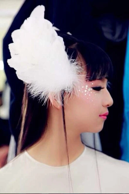 Headbands Swan Lake Headwear Feather ballet costume accessories 231207