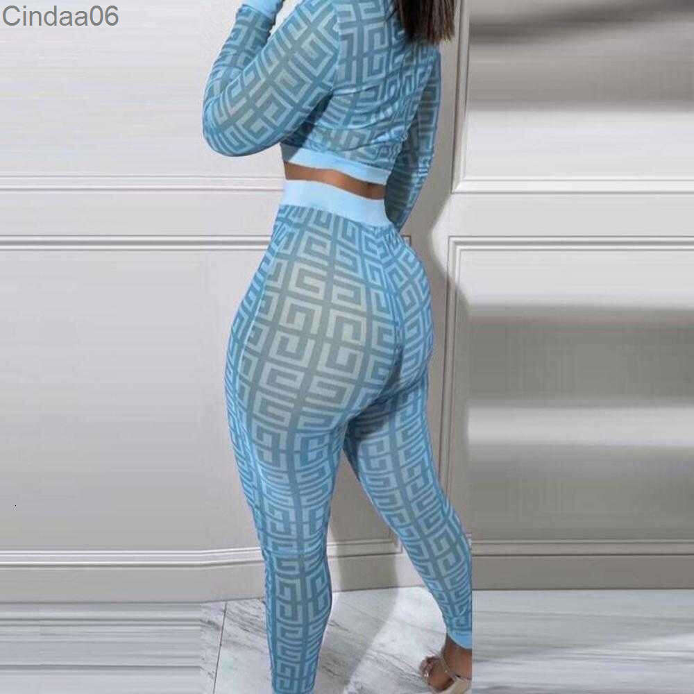 Designer Womens Tracksuit Two Peice Set Fall Spring 2 Pieces Letter Pattern Matching Sets Sexy Party Birthday Outfits Festival Holiday Clothes