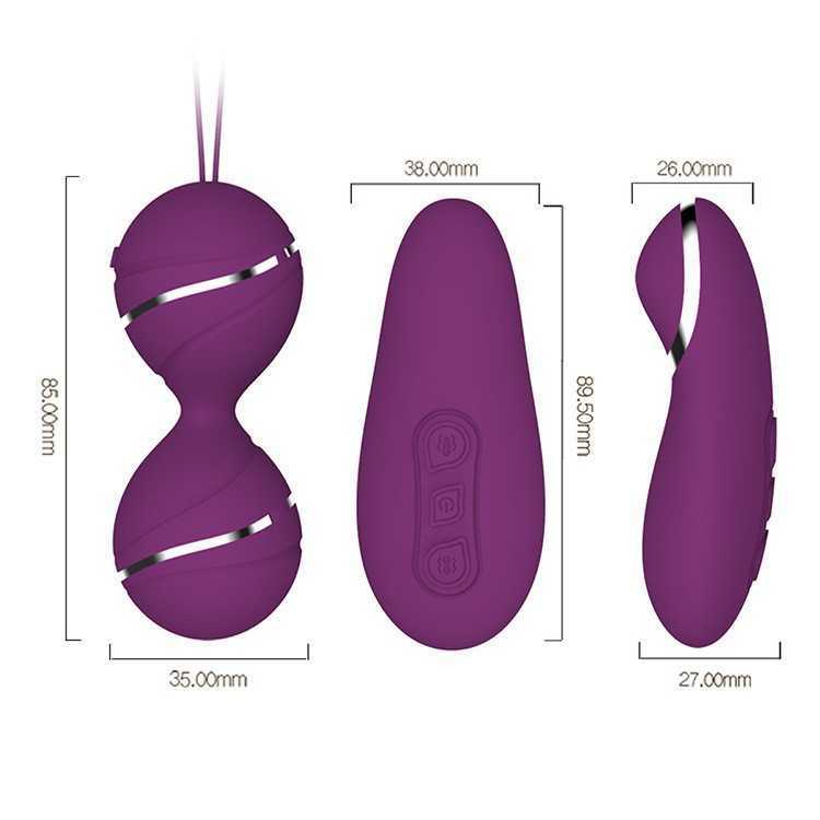 Vibrators Jumping Egg Wireless Remote Control Exercise Ball 10 Frequency Women Masturbation Device Adult Fun