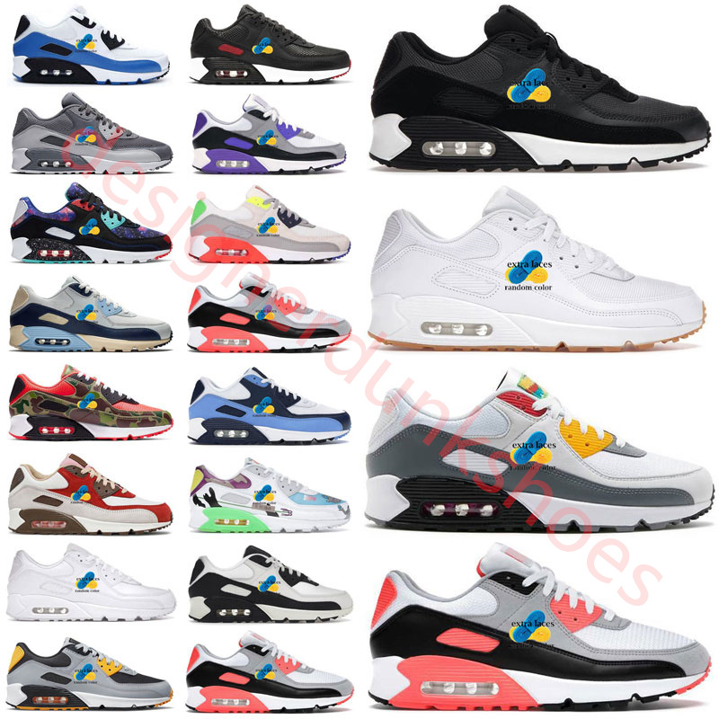 2025 90 90s Men Women Running Shoes Bred AM Total Be True Wheat Medium Grey Black Camo Green Grape Atlantic Volt Infrared Men Trainers Sneakers Designer Big Size 47 13