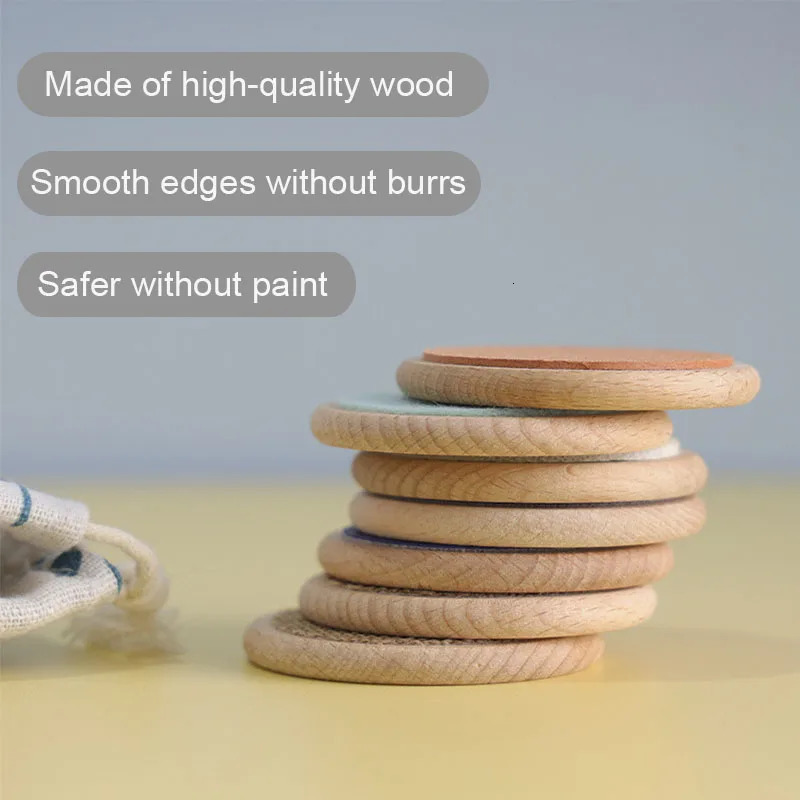 Cups Dishes Utensils Children Montessori Sensory Toys Tactile Board Matching Game Classification Color Cognition Memory Training Kids 231207