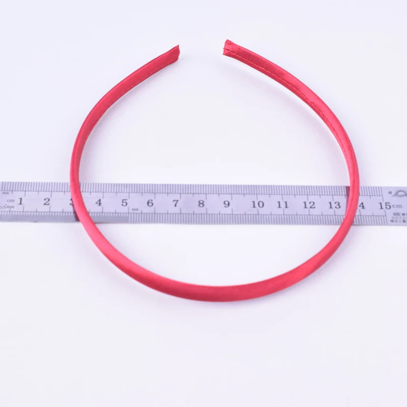 Headbands 60pcslot DIY Satin Covered Solid Fabric Resin Hair Band Plastic Hairbands Girls Headband for Women 231207