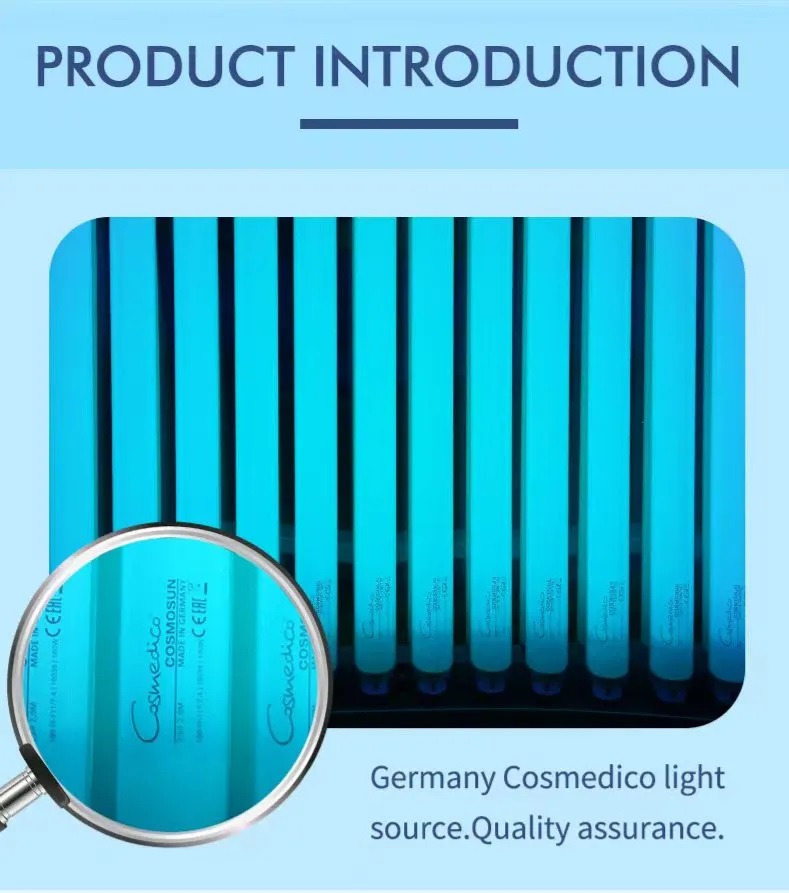 Vertical Solarium Slimming Capsule High Power Stand up Sunbeds UV Collagen Combined Tanning Bed Salon Equipment