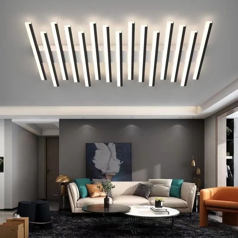Modern LED Ceiling Chandeliers for Dining Room Nordic Livingroom Kitchen Bedroom Loft Pendant Light Fixtures Lustre Hanging Lamp