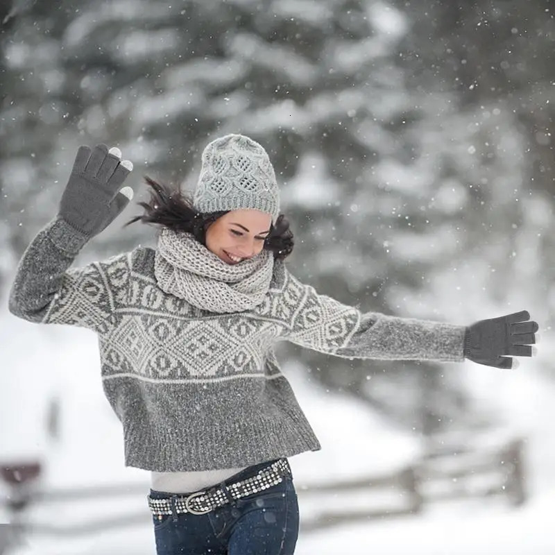 Five Fingers Gloves Touchscreen Mittens Warm Laptop Gloves Winter USB Charging Heated Gloves 5V Heated USB Winter Warm Laptop Mittens Warm Glove 23120