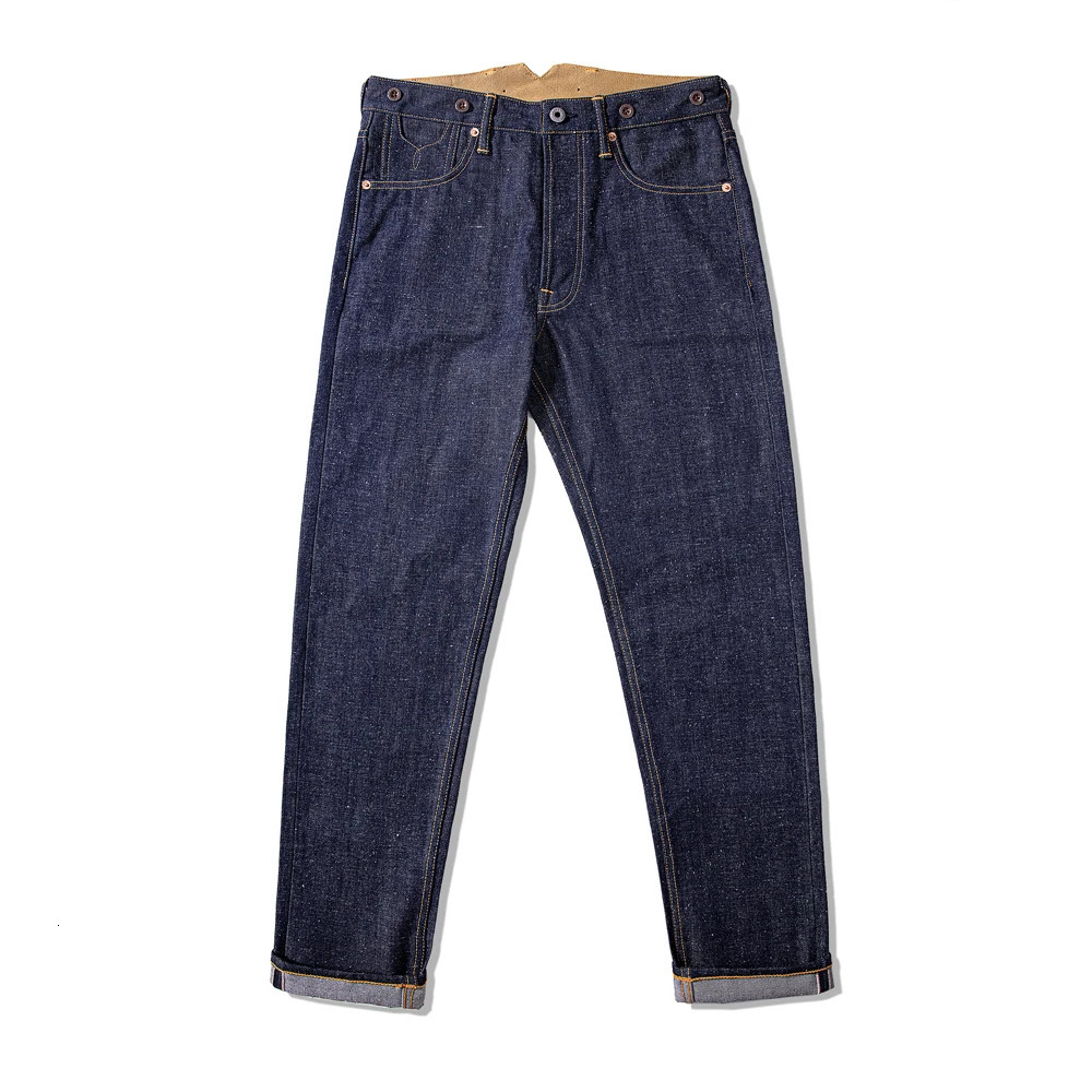 Men's Jeans Red Tornado Tapered Jeans Vintage Men's Selvedge Denim Slim Narrow Leg Trousers 231207