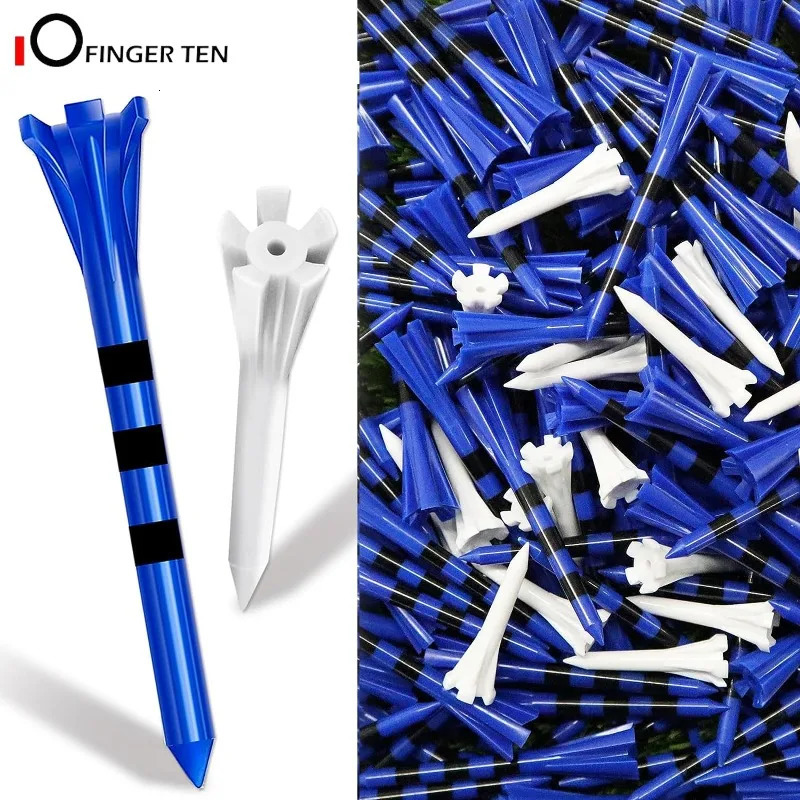 Golf Tees 100Pcs Golf Tees Plastic 3 1/4 2 3/4 1 1/2 Inch Unbreakable 80 Driver Tees with 20 Iron Tees Mixed Pack Drop 231204