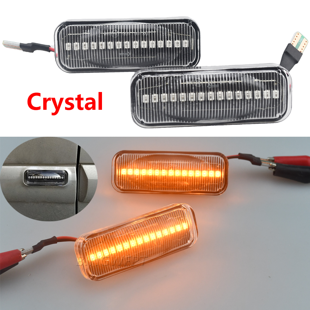 1 Set For Opel Omega B Stufenheck Caravan 1994-2003 Led Dynamic Turn Signal Light Side Fender Marker Sequential Blinker
