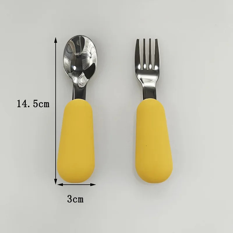 Bottle Warmers Sterilizers Baby Gadgets Tableware Set Children Utensil Stainless Steel Toddler Dinnerware Cutlery Cartoon Infant Food Feeding Spoon Fo