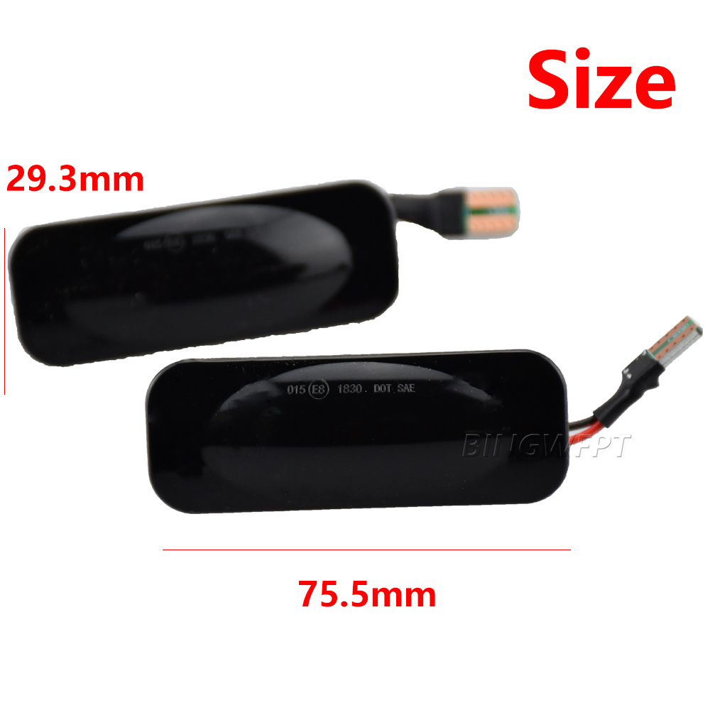 1 Set For Opel Omega B Stufenheck Caravan 1994-2003 Led Dynamic Turn Signal Light Side Fender Marker Sequential Blinker