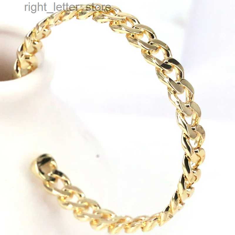 Chain 5Pcs Trendy elegant Women Girls Wedding Party Cuff Bangles Gold Plating Zircon Charm Bangle Women jewelry YQ231208