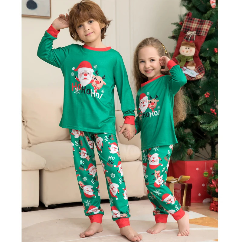 Family Matching Outfits Christmas Pajamas Set Xmas Outfit Adult Kids Women Pyjamas Clothes Mother And Daughter Father Son Sleepwear 231207
