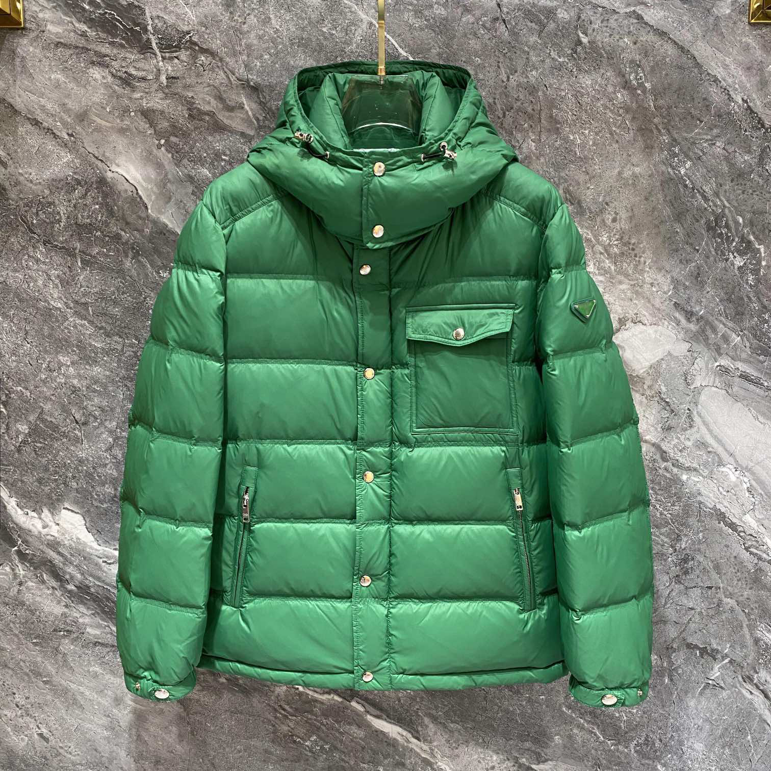 Italy Famous luxury Men Goose Down Jackets Winter Coat Front Pocket Limited Series Comfortable And Warm Puffer Jacket Man Clothing size 48-56