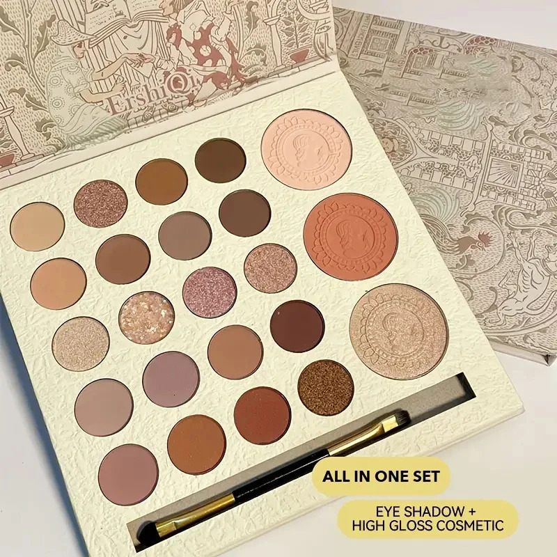 Eye Shadow 23/30 Colors Eyeshadow Palette Glitter Shimmer Eye Shadow Powder Matte Glitter Eyeshadow Palette Highlight Blush Cosmetic Makeup 231202