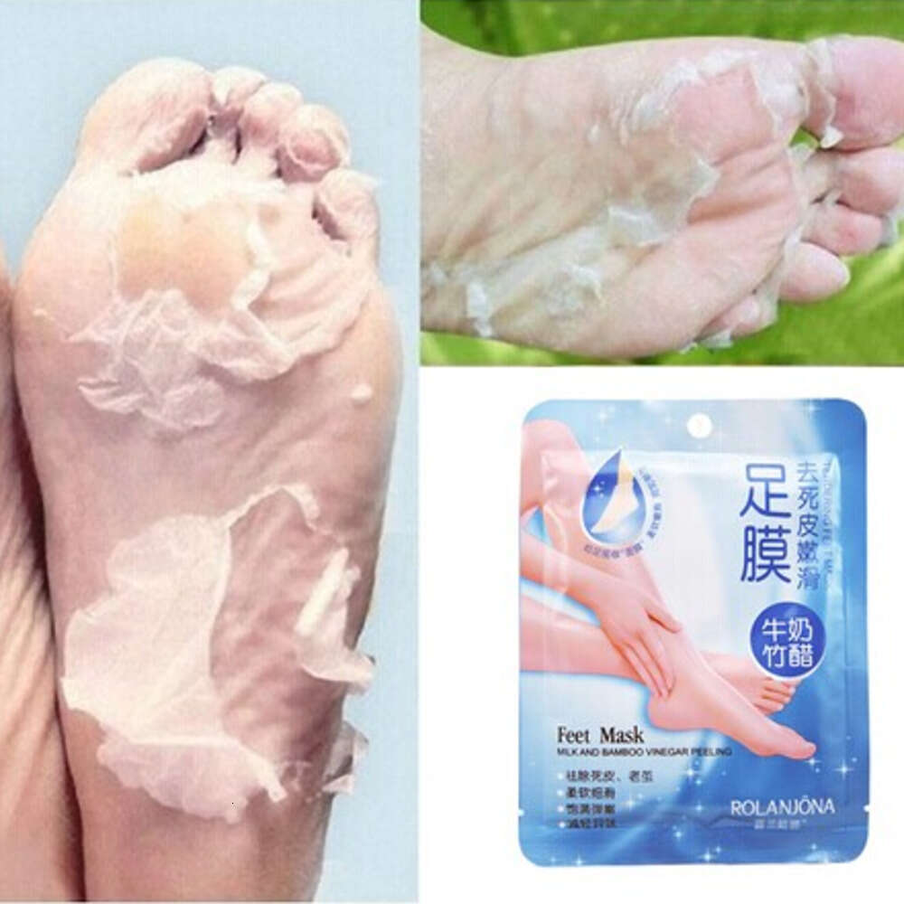 Bamboo Vinegar Foot Mask Socks Remove Dead Skin Foot Skin Smooth Exfoliating Feet Mask Foot Care Calcetines Con Mascarilla Para Pies Con Vinagre Whole