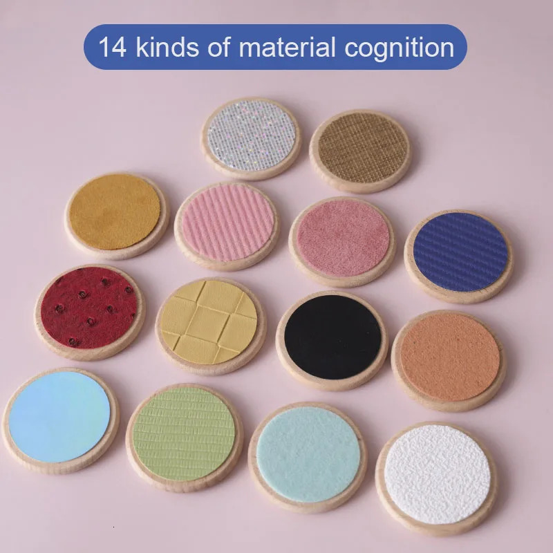 Cups Dishes Utensils Children Montessori Sensory Toys Tactile Board Matching Game Classification Color Cognition Memory Training Kids 231207