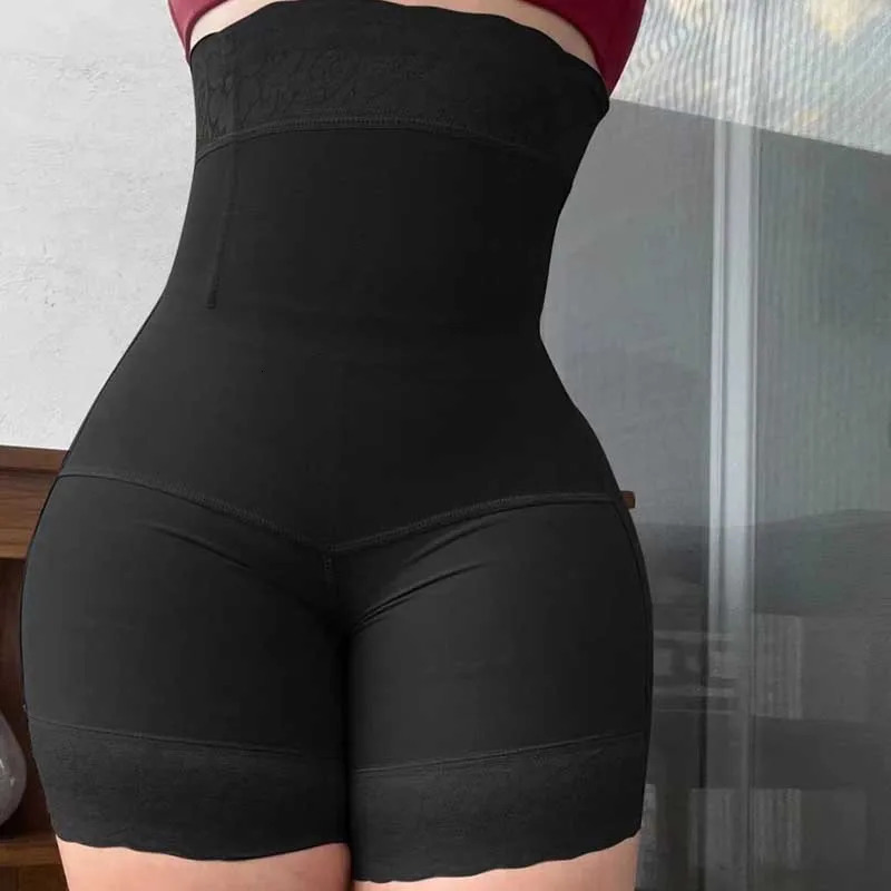 Arm Shaper Short Faja Slimming High Waist Body Shaper Shorts Panties Stomach Tummy Control Shapewear Women Belly Tummy Slimmer Compression 231202