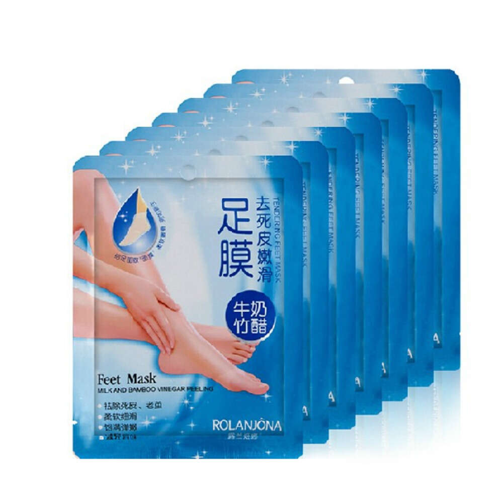 1000pcs 500pairs Foot Skin Smooth Milk Bamboo Vinegar Remove Dead Skin Exfoliating Feet Mask Foot Remove Old Skin Mascarilla Exfoliante Para Pies Whol