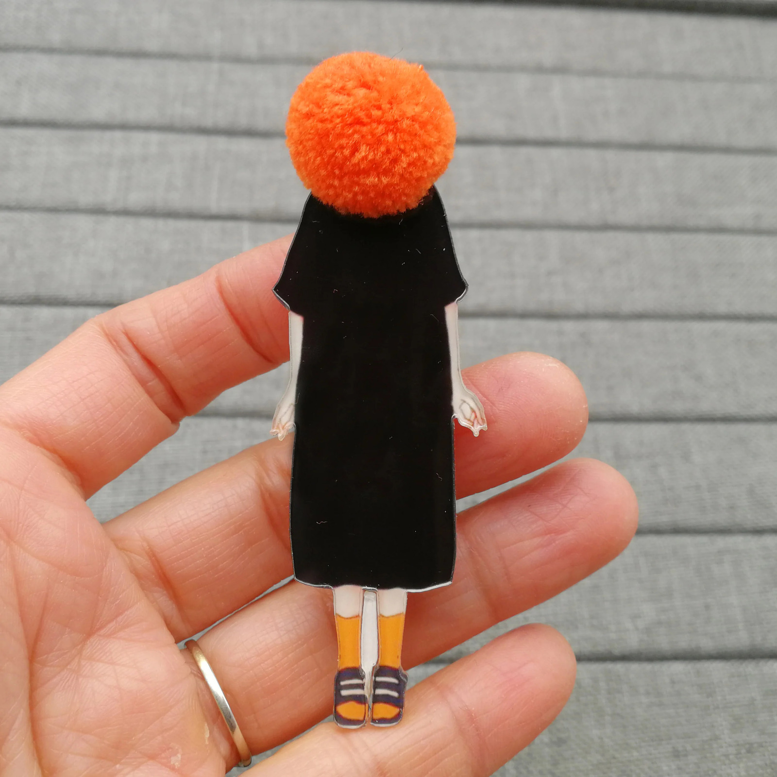 Pins Brooches 12pcs Fashion Brooch Pins for Woman Brooches Girls Cartoon Models Acrylic Brooches Kawaii Pompom Clothing Jewelry Accessories 231208