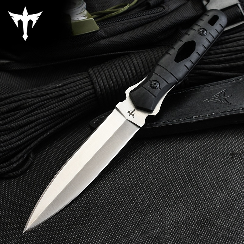 Knife self-defense outdoor survival knife sharp high hardness field survival tactics carry straight knife blade Quality, affordability, and genuine product