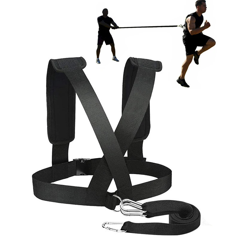 Running Chute Football Speed Training Harness Vest Soccer Workout Resistance Speed Agility Training Kits Adjustable Shoulder Strap Band Rope 231208