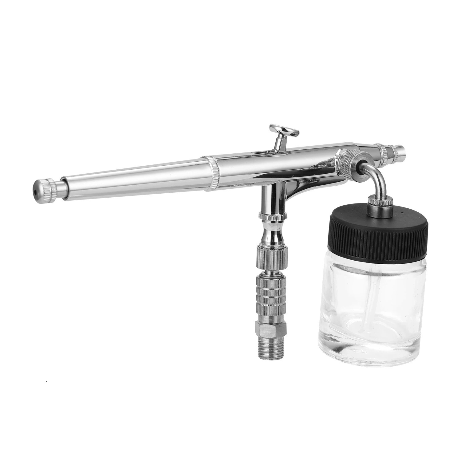 Professional Airbrush Set for Model Making Art Painting with G18 Adapter Wrentch 2 Fluid Cups 2Needles Nozzles Kit 231229