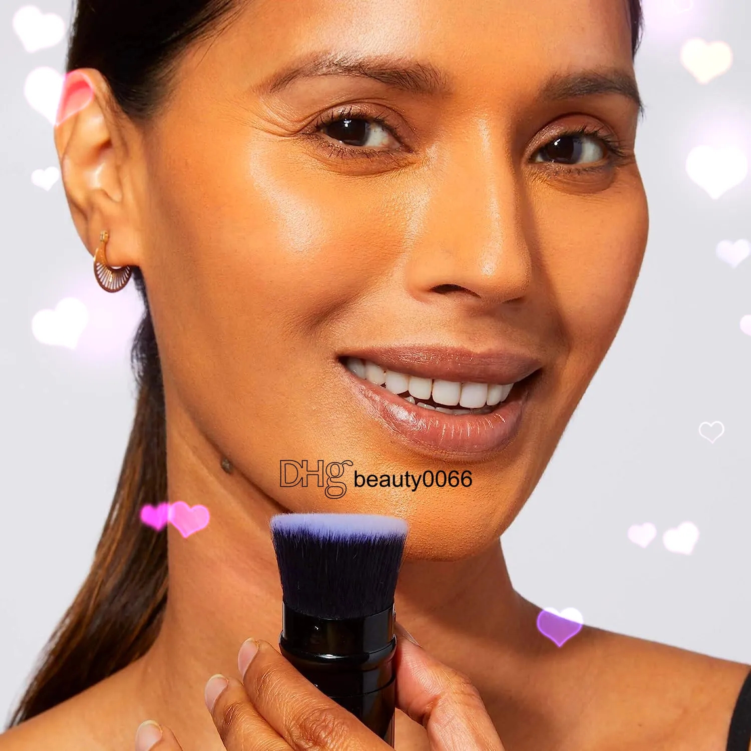 LAURA GELLER NEW YORK GOOD Retractable LAURA GELLER Good Black Kabuki Makeup Brush Professional Make Up Brushes