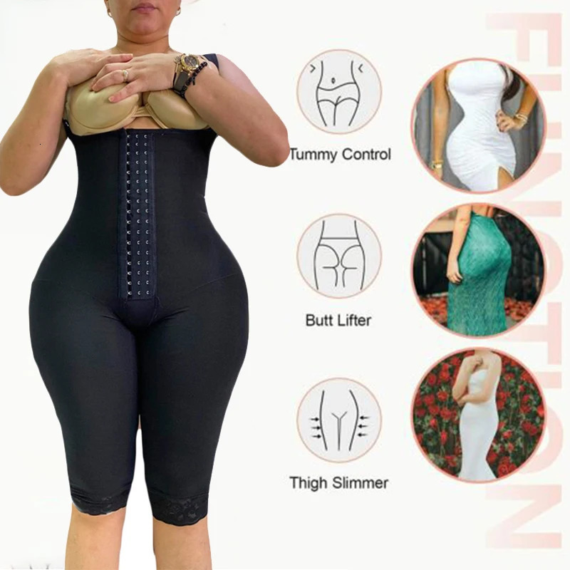 Waist Tummy Shaper Women Bodyshaper Knee High Compression Girdle For Daily Or Postpartum Use Slimming Sheath Flat Belly 231208