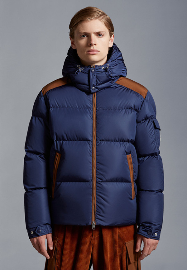 2023 Autumn Winter Men's White Duck Down Parkas Jackets Stand Collar Zipper Striped Man's Slim Short Coats MKM036