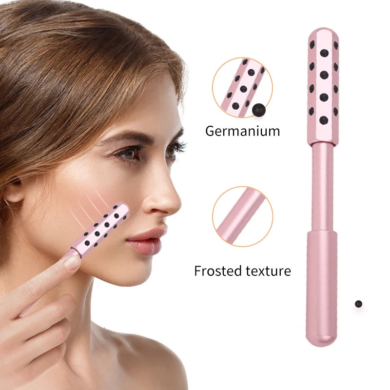 Face Care Devices Germanium Beauty Bar Massage Roller Lift Stick Anti Wrinkle Massager Skin tools 231208