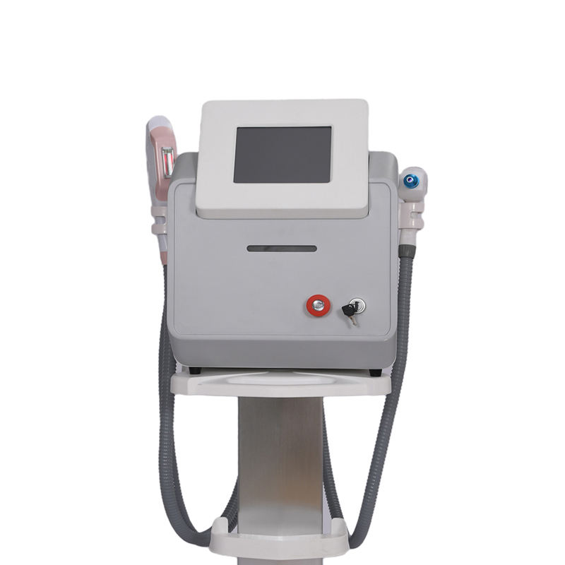 New Arrival Desktop 3 in 1 OPT IPL Hair Removal Nd Yag Pico Tattoo Washing RF Skin Tightening Whitening E Light Anti-aging Wrinkle Remover Device