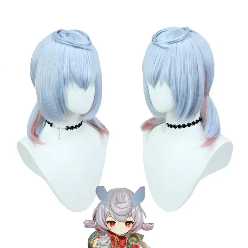 Anime Costumes Sigewinne Cosplay Genshin Impact Costume Fontaine Melusine Fortress of Meropide Head Nurse Wig Tail Ear Uniform Halloween Party 231208