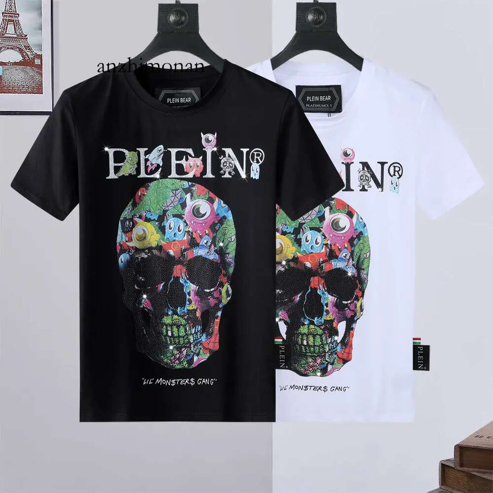 SHIRT Men Designer T PLEIN designer Philipps BEAR Plain Phillip Mens T-shirt Pleins Designer Tshirts Brand Clothing Rhinestone PP Skulls Men T-SHIRT 860
