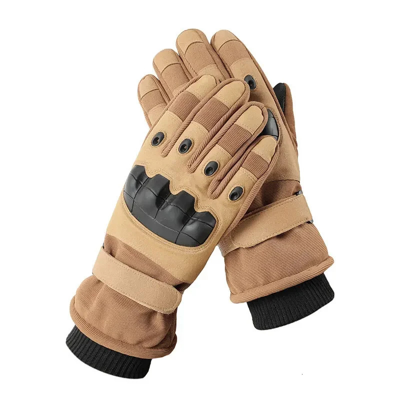 Five Fingers Gloves Waterproof Cycling Gloves Winter Touch Screen Bicycle Gloves Outdoor Scooter Windproof Riding Motorcycle Ski Warm Bike Gloves 2312