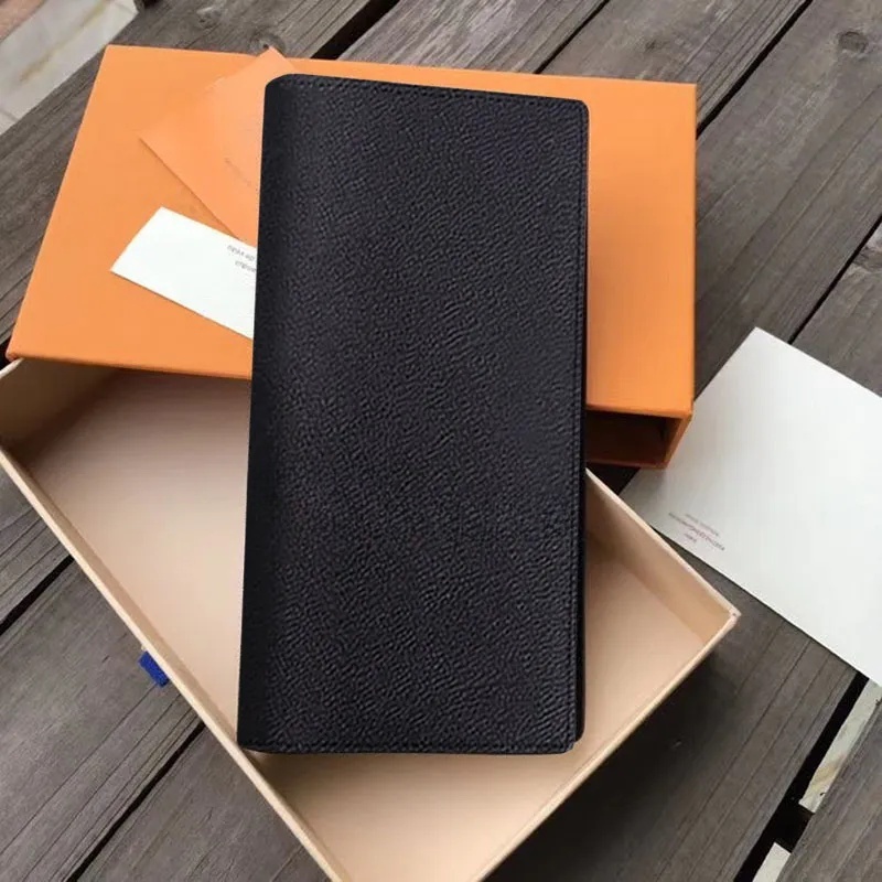 Men designer Purses man card holder organizer long wallets standard wallet men purse money bag portefeuille pouch damier coin pocket note