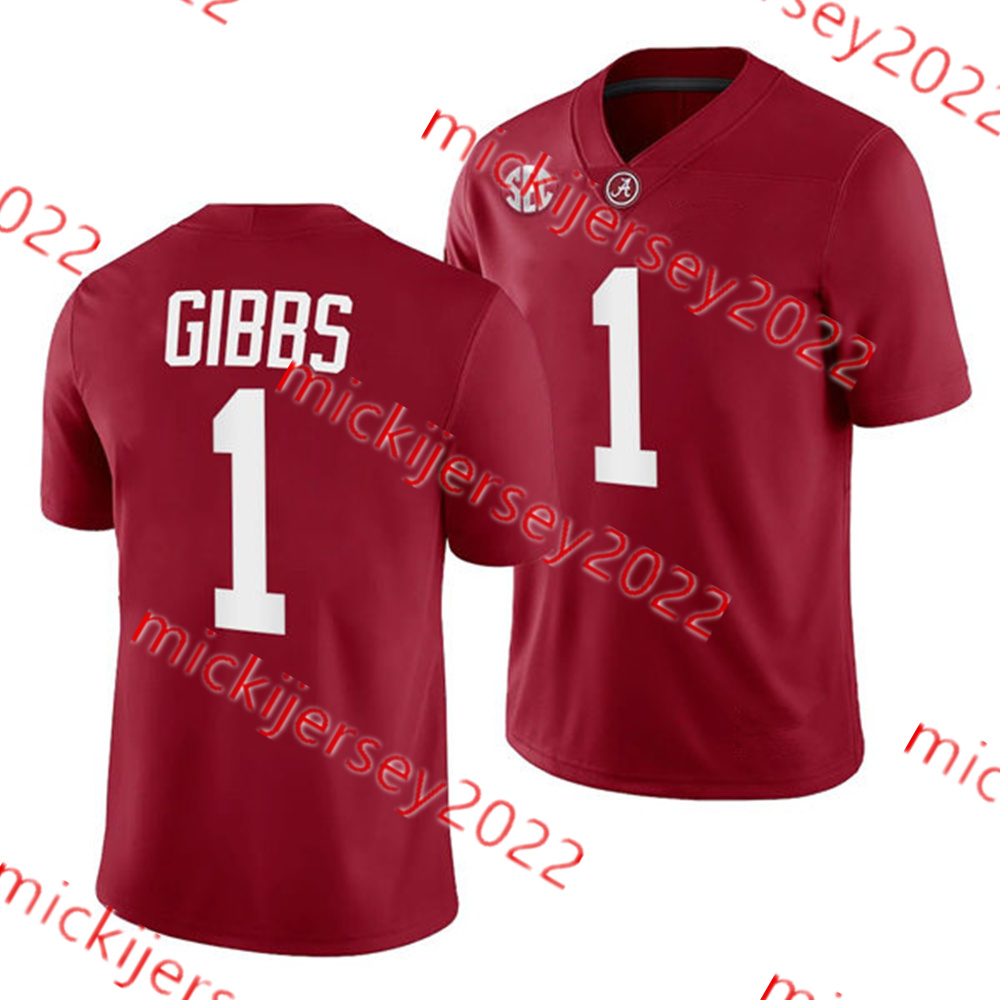 Mens Bryce Young Jahmyr Gibbs Alabama Football 2024 Rose Bowl Jersey Stitched Will Anderson Jr John Metchie III KoolAid McKinstry A