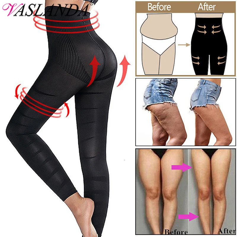 Waist Tummy Shaper Women High Waist Leggings Tummy Control Shaper Compression Tight Pants Leg Shaping Legins Thigh Anti Cellulite Slimming Panties 231