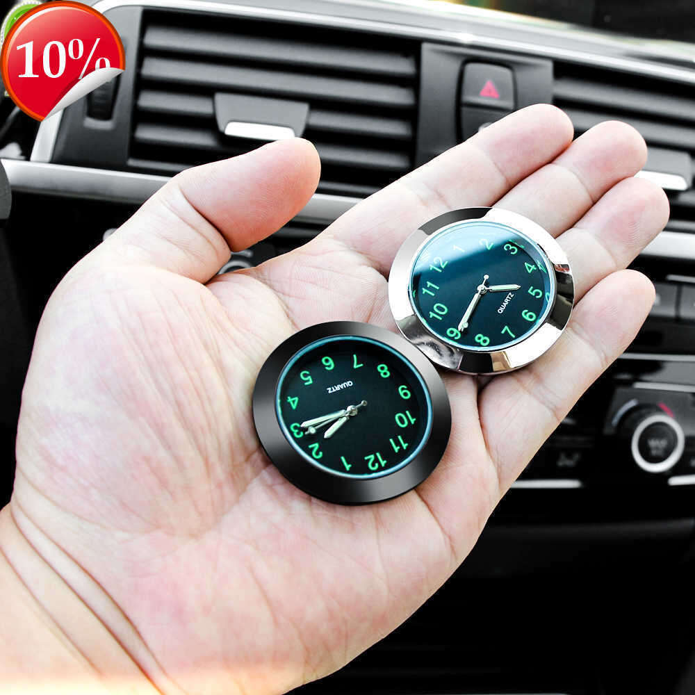 New Clock Luminous Auto Ornament Car Accessories For Mercedes Benz AMG A B C E S R G Class GLK GLA GLC GLB GLE CLS CLA