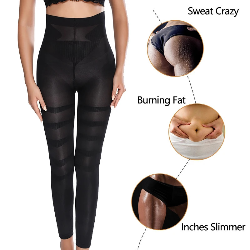 Waist Tummy Shaper Women High Waist Leggings Tummy Control Shaper Compression Tight Pants Leg Shaping Legins Thigh Anti Cellulite Slimming Panties 231