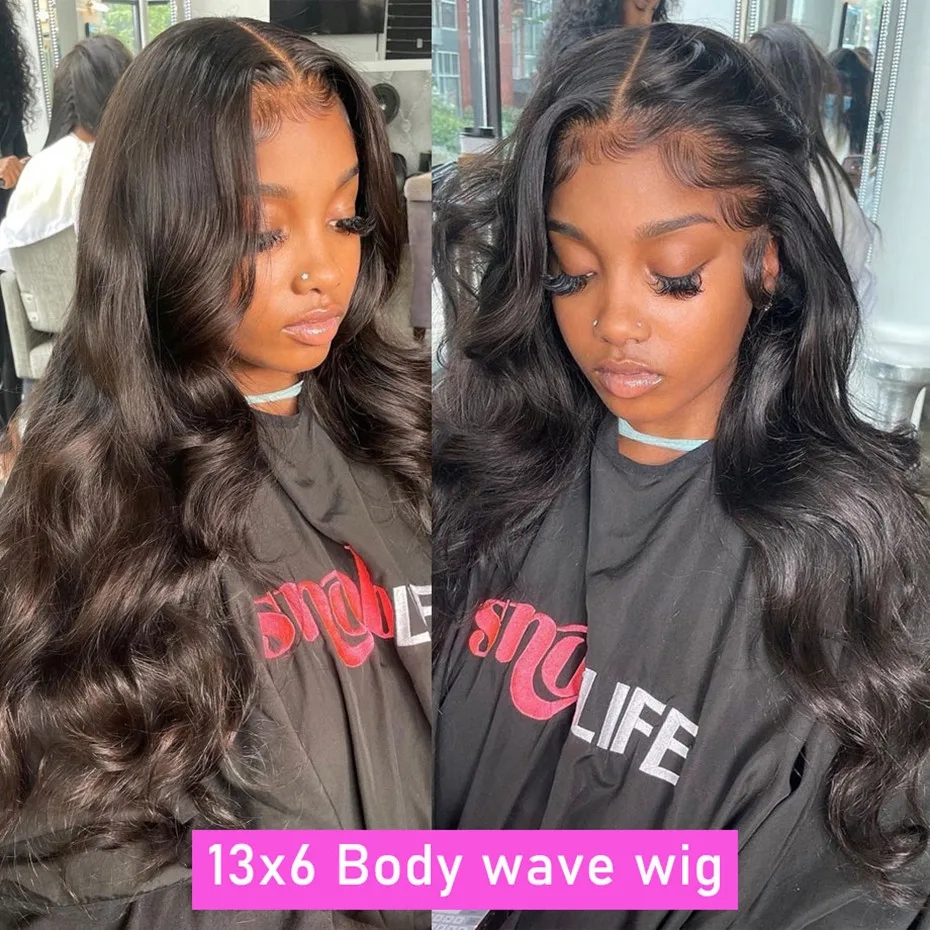 360 Lace Wig hd transparent Body Wave Lace Front Wig 130% Human Hair Wigs For Women Brazilian Hair Pre Plucked Lace Frontal Wig