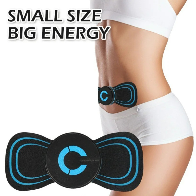 Back Massager Electric Cervical Massage Pads Mini Neck Cervical Massage Stimulator Adjustable Massage Pad for Shoulder Back Waist Arms Aches 231208