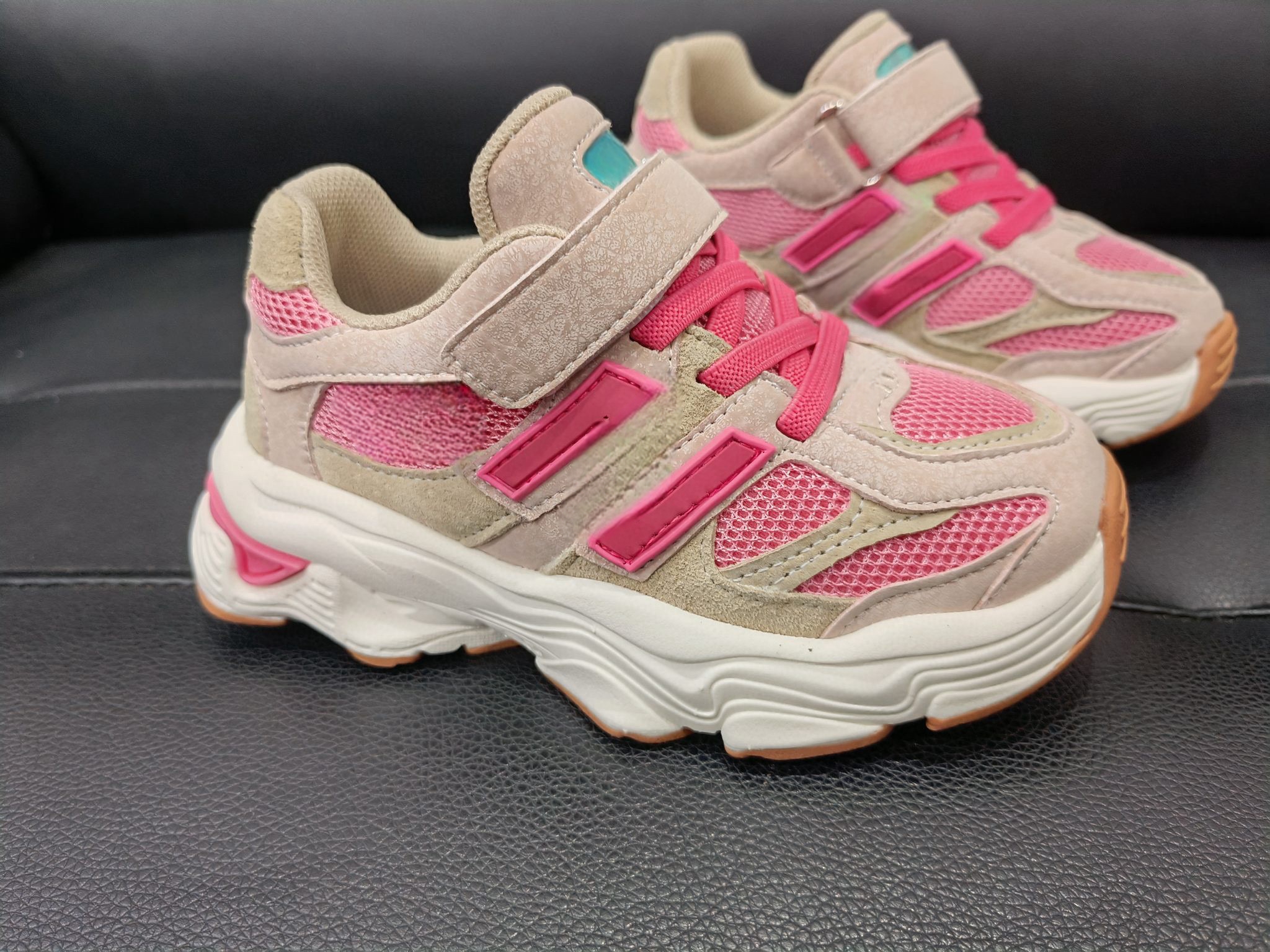 Brand sneakers Kids calssic Rainbow shoes For boys girls baby children white blue grey Casual sneaker