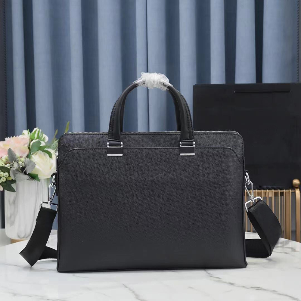 Brand Designer Briefcase Leather Wallet Business Crossbody Bag Shoulder Bag Computer Bag Writing Pen Case