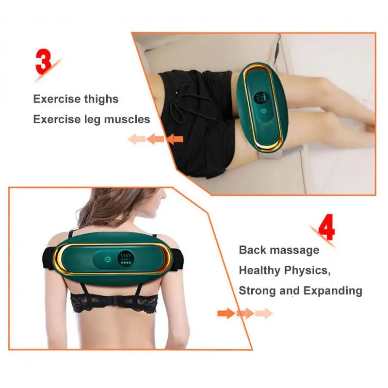 Core Abdominal Trainers 1/2/3PCS Slimming Machine Weight Loss Lazy Big Belly Full Body Thin Waist Stovepipe Fat Burning Body Cellulite Massager Fitnes