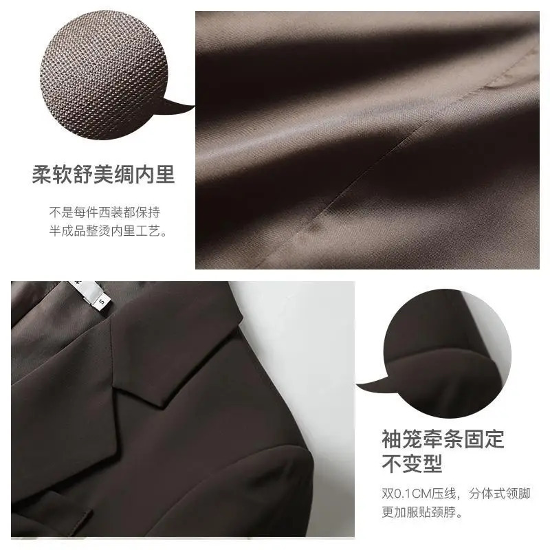 Women's Suits Blazers Plaid Blazers Coats for Women Elegant Stylish Clothing Autumn winter Women's Business Suit Vintage Ladies Jackets Fash