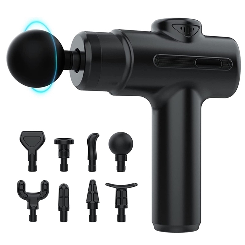 Full Body Massager Deep Tissue Massage gun Impact Massager Handheld Back Muscle Massager Gun Relieving Soreness and Fatigue with 8 Massage Heads 23120